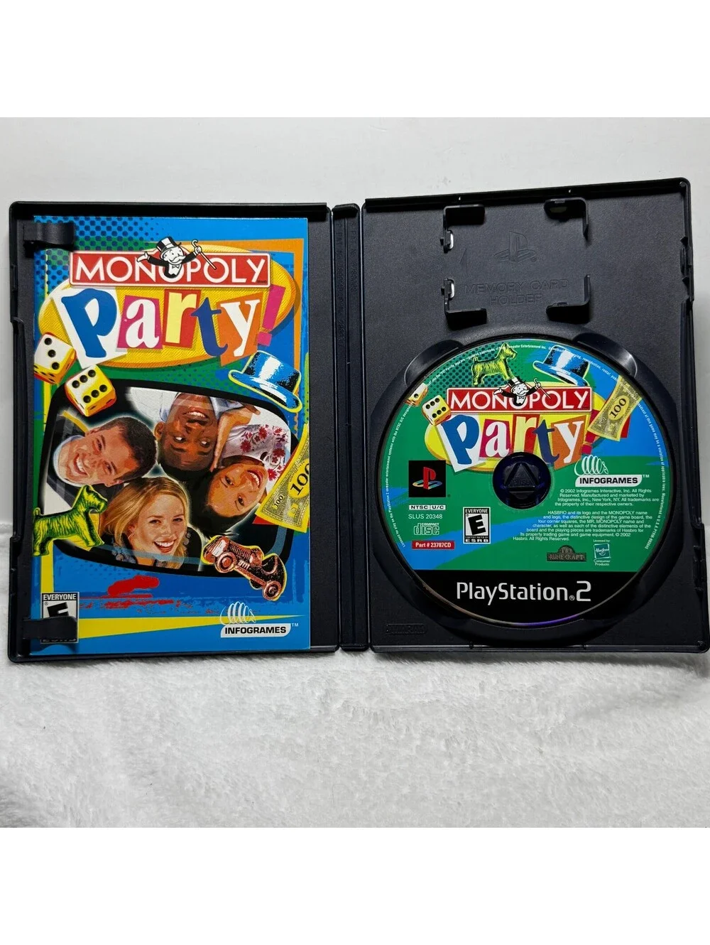 Monopoly Party Sony PlayStation 2 PS2 Complete CIB with Manual Black Label